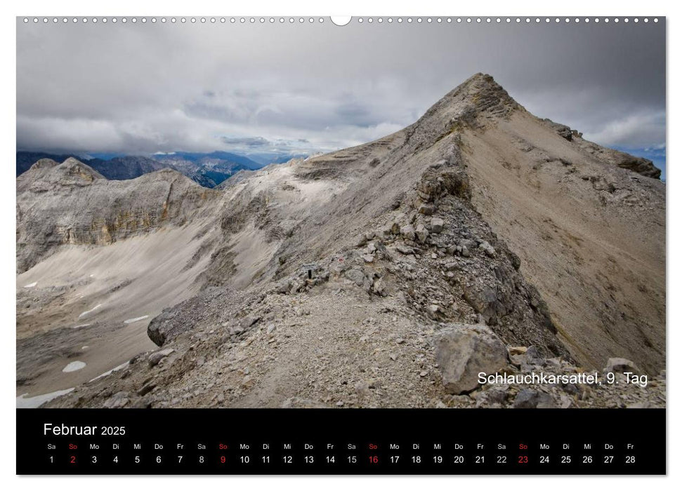 TransAlp - zu Fuß über die Alpen von München nach Venedig (CALVENDO Premium Wandkalender 2025)