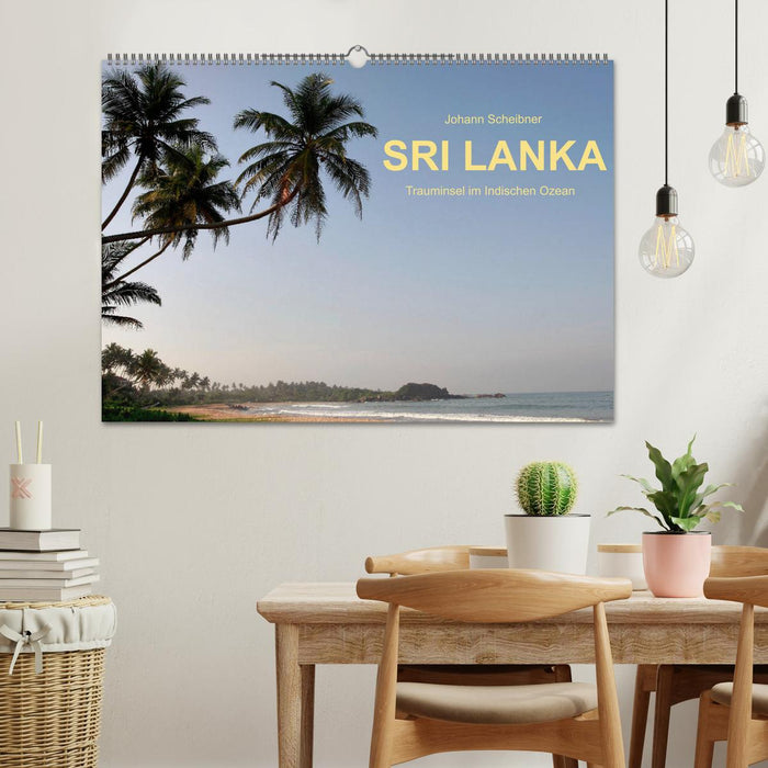 Sri Lanka-Trauminsel im Indischen Ozean (CALVENDO Wandkalender 2025)