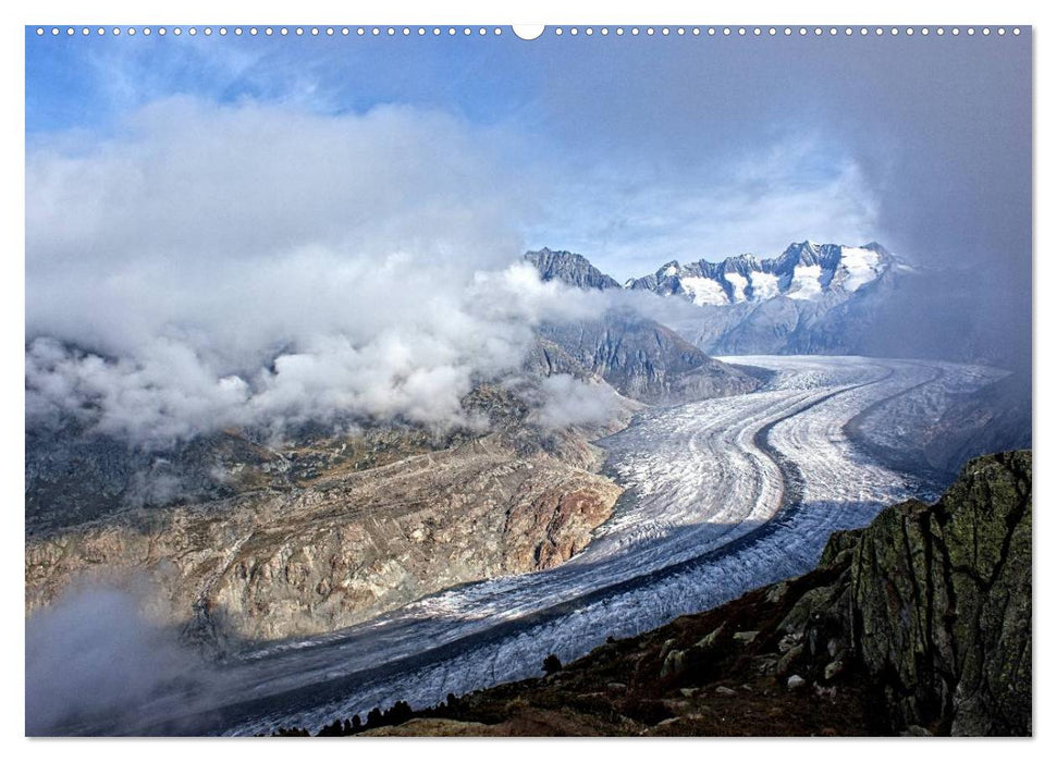 Grüezi . Landschaften in der Schweiz (CALVENDO Premium Wandkalender 2025)