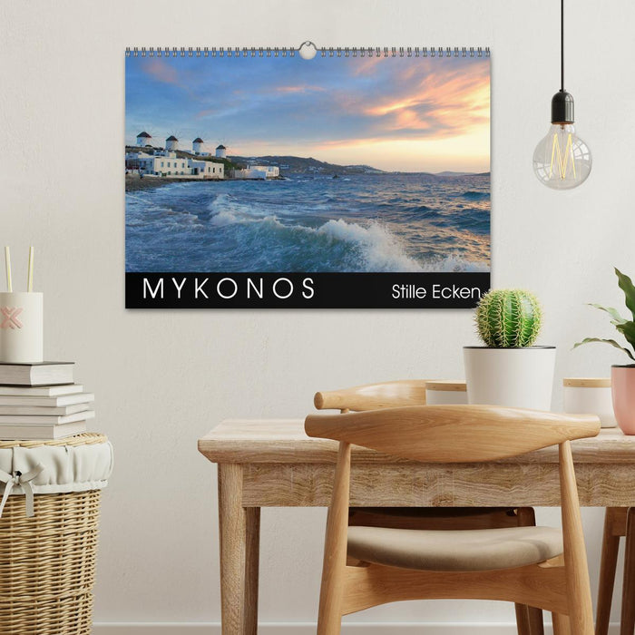 Mykonos - Stille Ecken (CALVENDO Wandkalender 2025)