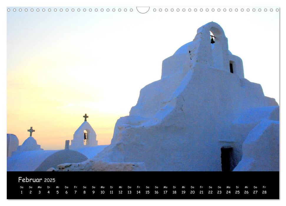 Mykonos - Stille Ecken (CALVENDO Wandkalender 2025)