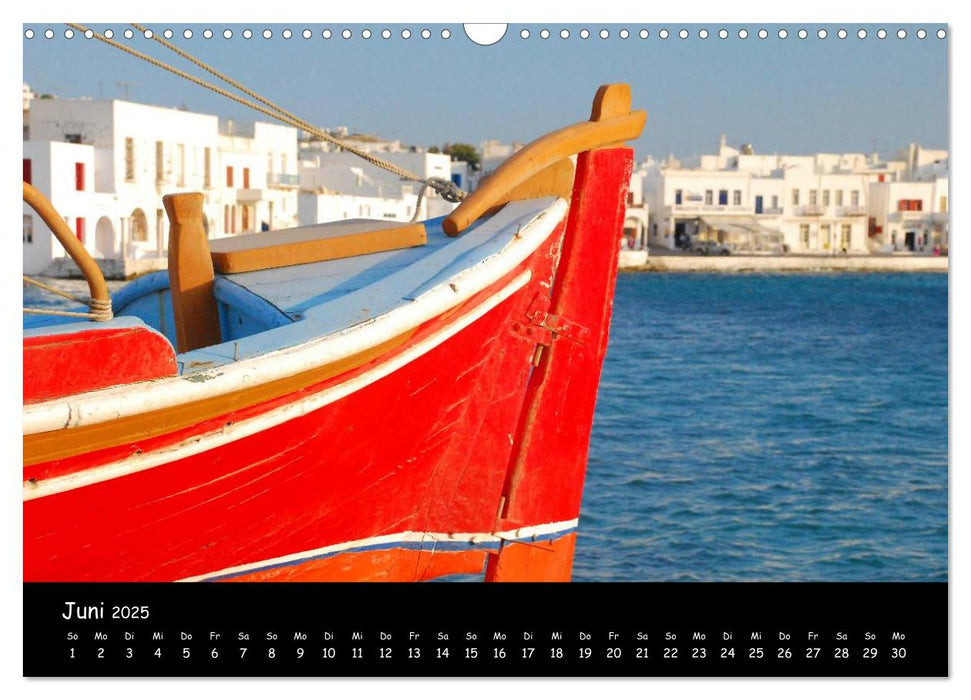 Mykonos - Stille Ecken (CALVENDO Wandkalender 2025)