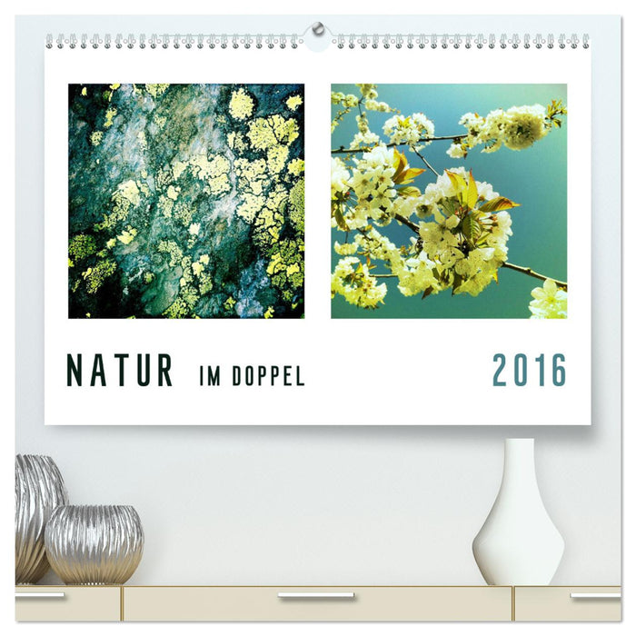 NATUR im Doppel 2025 (CALVENDO Premium Wandkalender 2025)