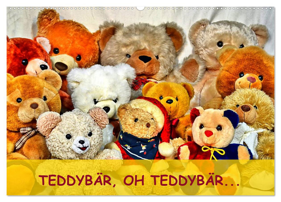 TEDDYBÄR, OH TEDDYBÄR... (CALVENDO Wandkalender 2025)