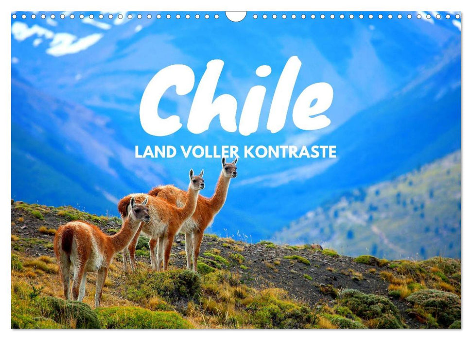 Chile - Land voller Kontraste (CALVENDO Wandkalender 2025)