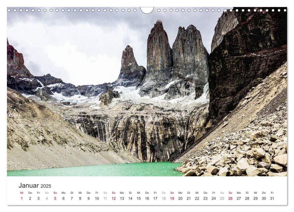 Chile - Land voller Kontraste (CALVENDO Wandkalender 2025)