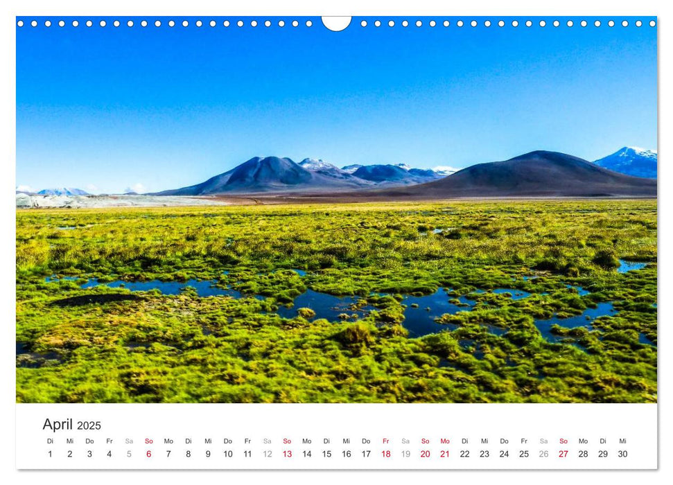 Chile - Land voller Kontraste (CALVENDO Wandkalender 2025)