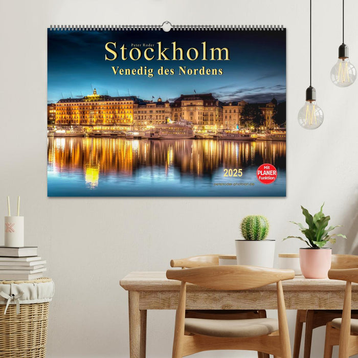 Stockholm - Venedig des Nordens (CALVENDO Wandkalender 2025)