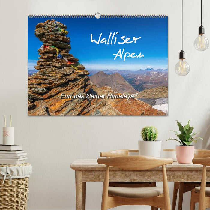 Walliser Alpen – Europas »kleiner« Himalaya (CALVENDO Wandkalender 2025)