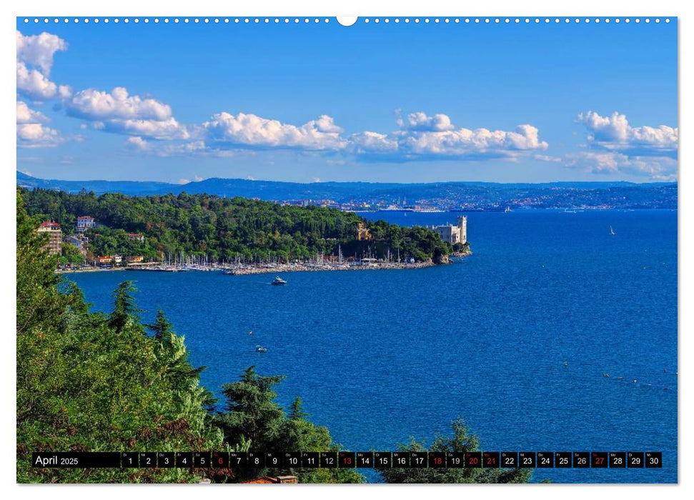 Triest und seine Riviera (CALVENDO Premium Wandkalender 2025)