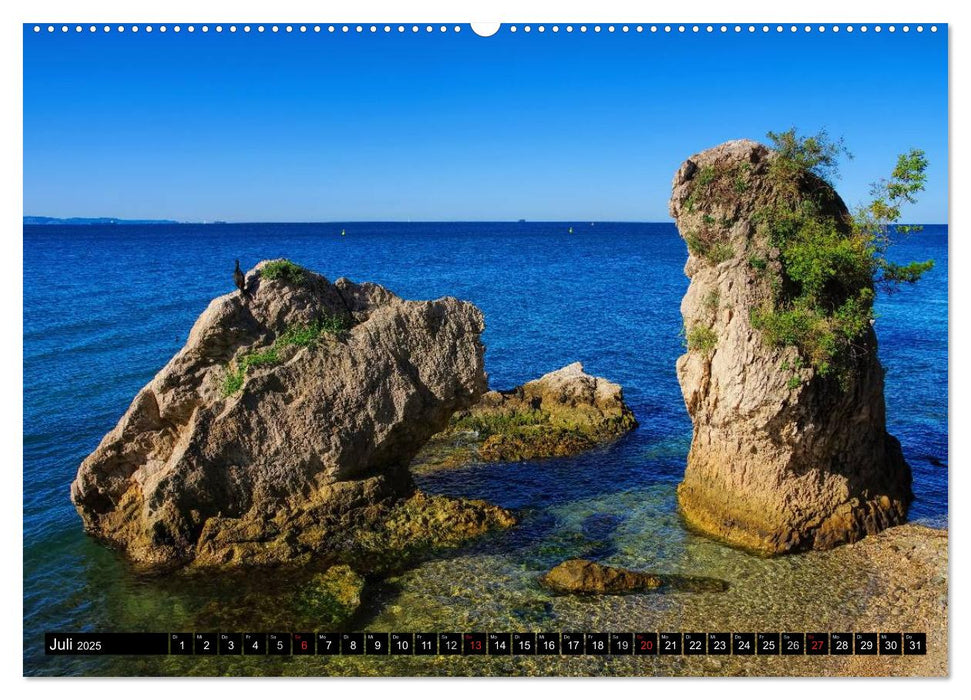 Triest und seine Riviera (CALVENDO Premium Wandkalender 2025)