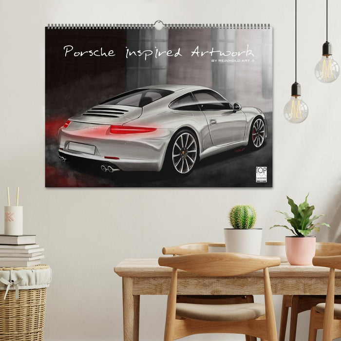 Porsche inspired Artwork by Reinhold Art´s (CALVENDO Wandkalender 2025)