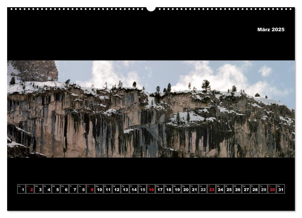 Dolomitenpanorama Gipfelglück und Sehnsuchtsort (CALVENDO Premium Wandkalender 2025)