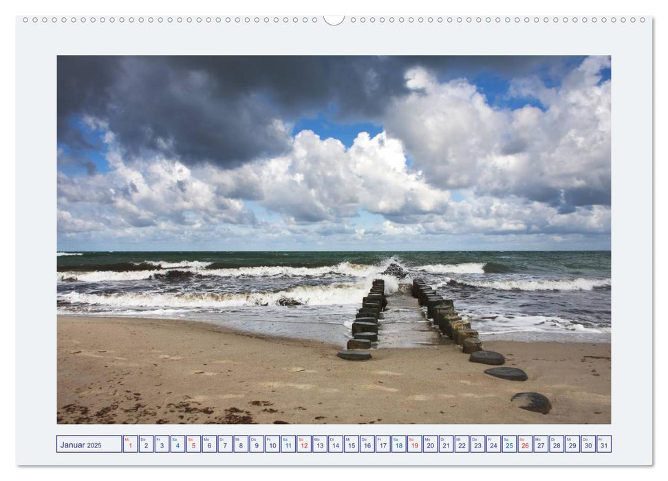 Inselhüpfen entlang der Ostsee (CALVENDO Premium Wandkalender 2025)