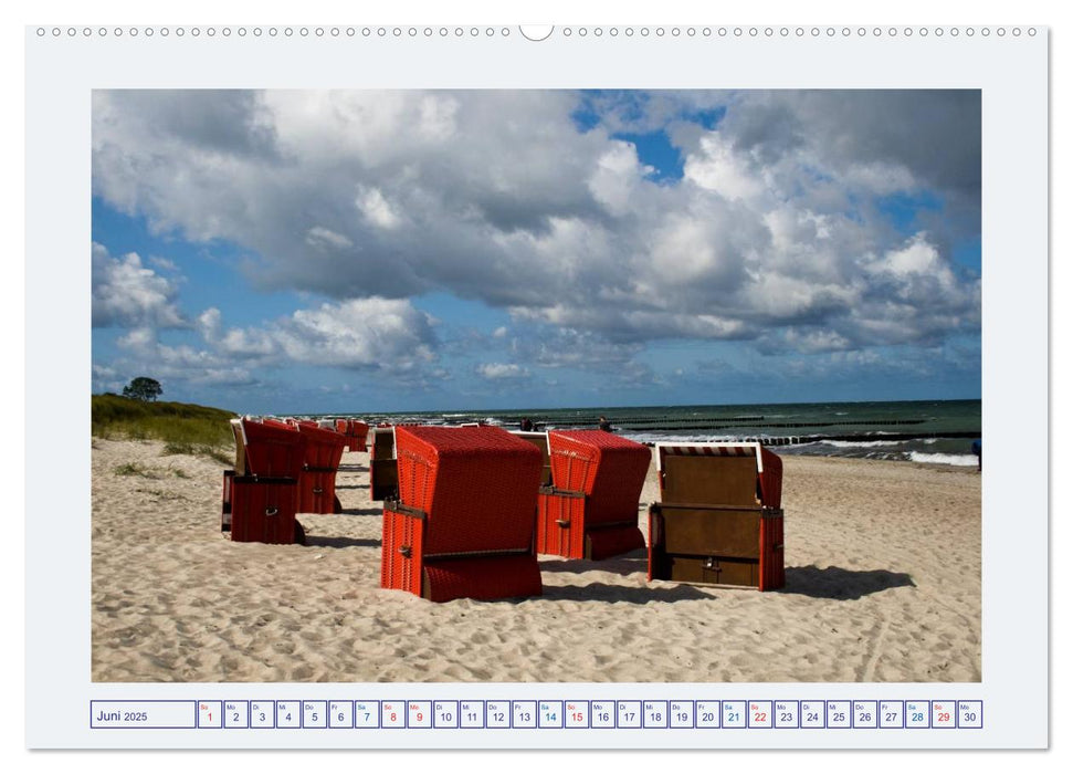 Inselhüpfen entlang der Ostsee (CALVENDO Premium Wandkalender 2025)