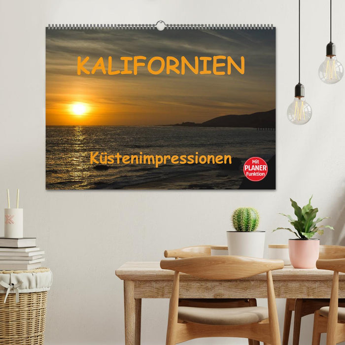 KALIFORNIEN Küstenimpressionen (CALVENDO Wandkalender 2025)