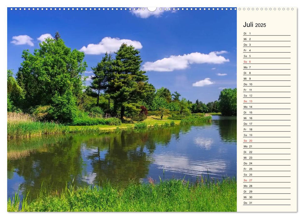 Spaziergang durch den Wörlitzer Park (CALVENDO Premium Wandkalender 2025)