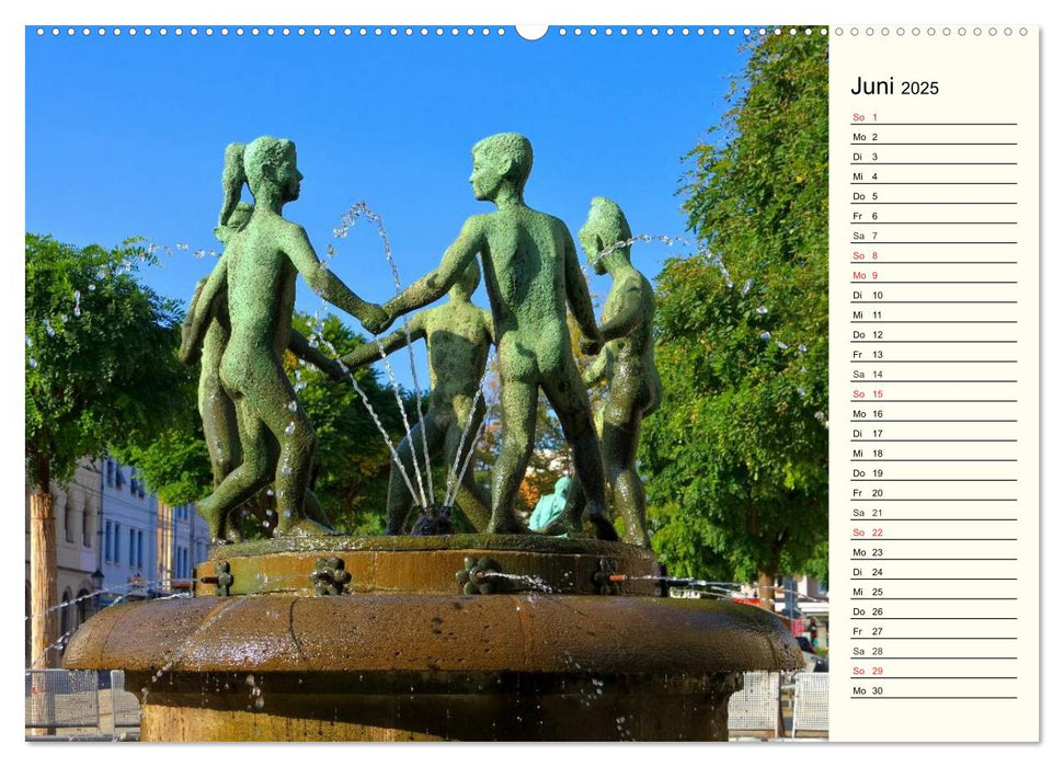 Zwickau - Stadt an der Mulde (CALVENDO Premium Wandkalender 2025)