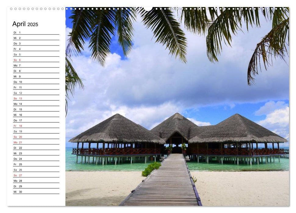 Traumurlaub am Meer. Sonne, Sand und Wasser (CALVENDO Premium Wandkalender 2025)