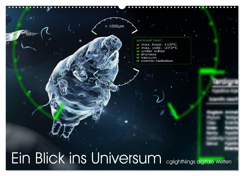 Ein Blick ins Universum - cglightNings digitale Welten (CALVENDO Wandkalender 2025)