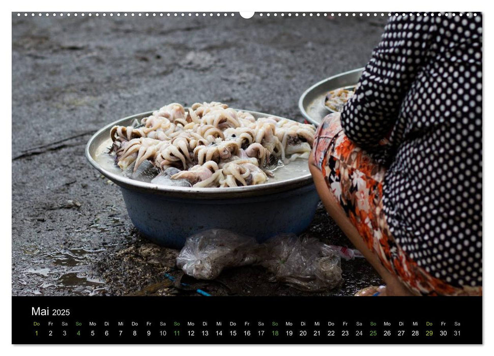 Märkte in Vietnam (CALVENDO Premium Wandkalender 2025)