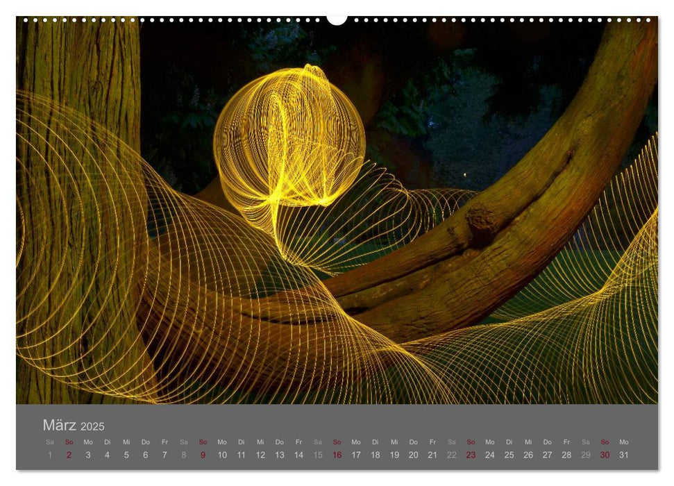 Detmold Lichtspielerei (CALVENDO Premium Wandkalender 2025)