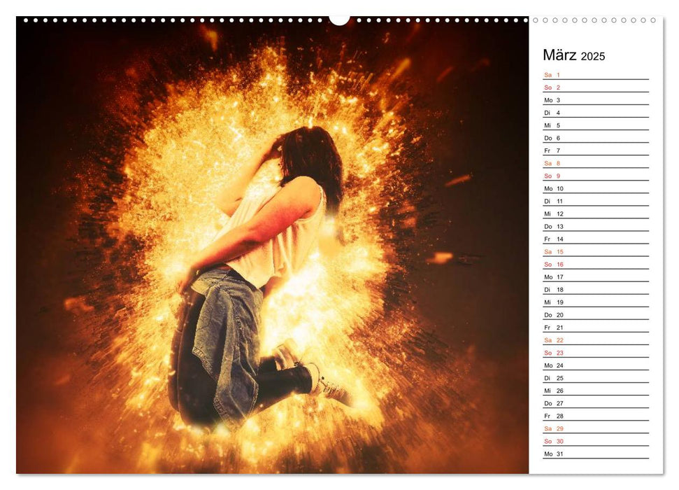 The Dance Explosion (CALVENDO Premium Wandkalender 2025)