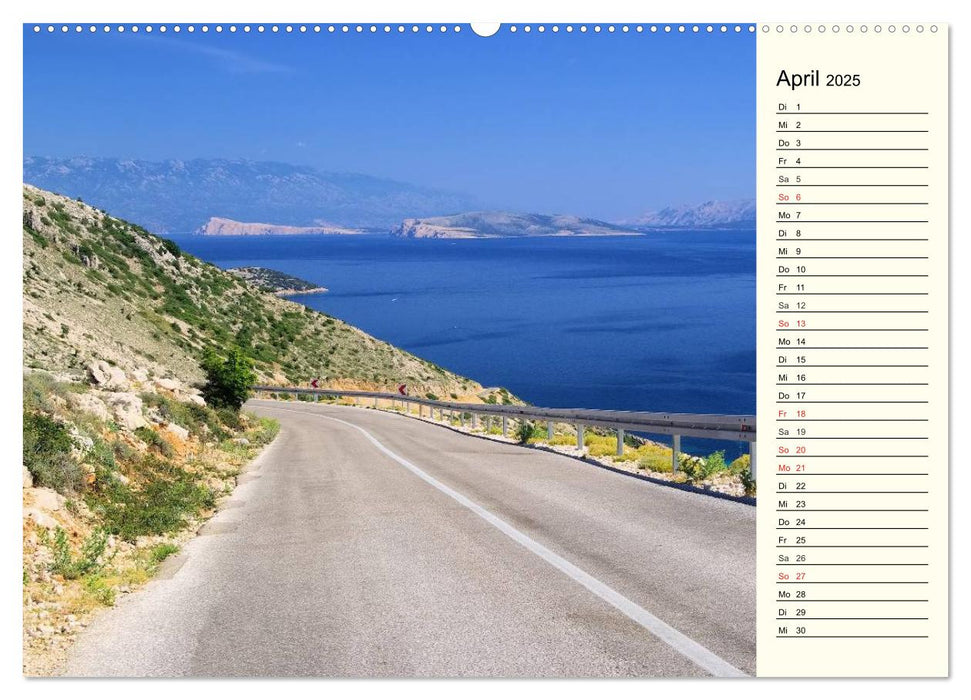 Kroatien (CALVENDO Premium Wandkalender 2025)