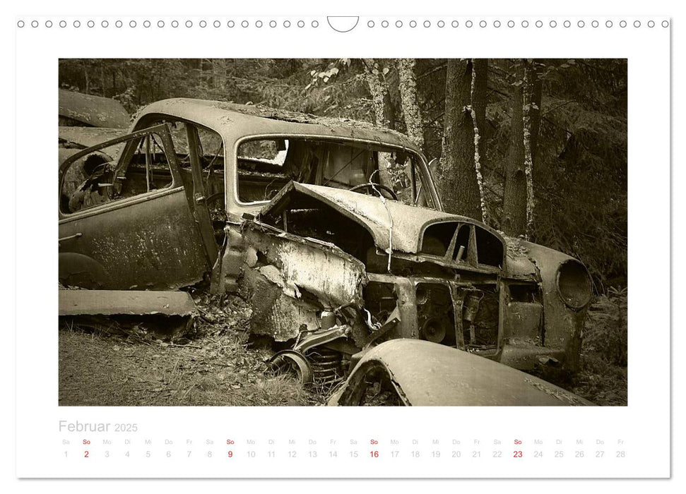 Der Oldtimer - geliebt und vergessen (CALVENDO Wandkalender 2025)