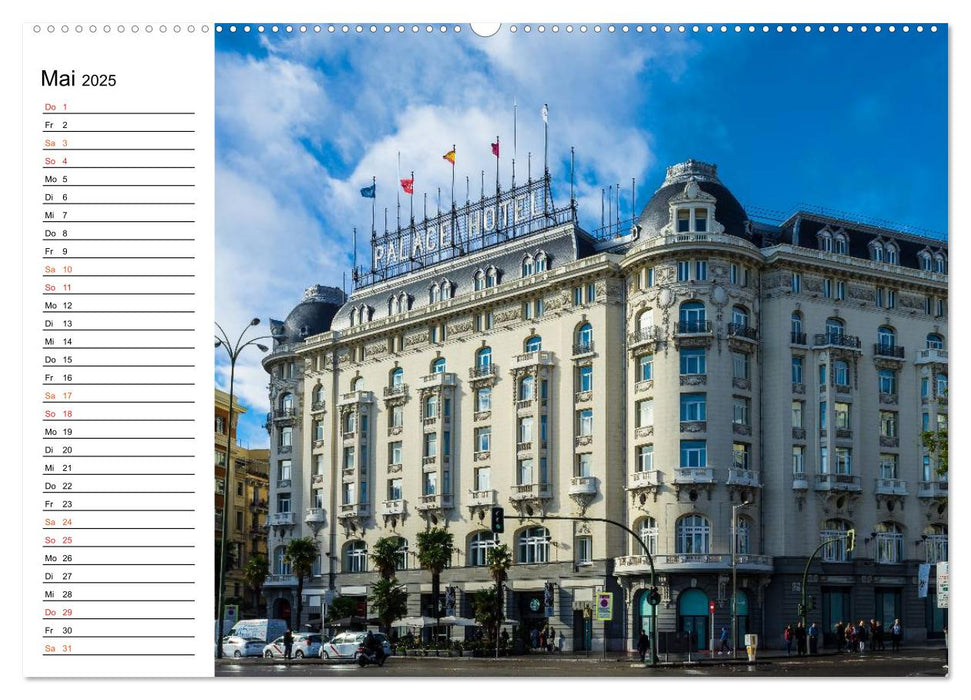 Metropole Madrid (CALVENDO Premium Wandkalender 2025)