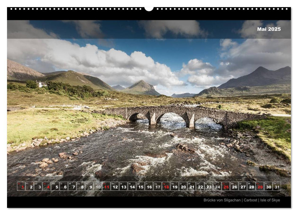 Traumkulisse Schottland (CALVENDO Premium Wandkalender 2025)