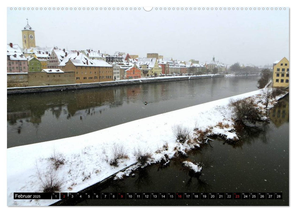 Regensburg erleben (CALVENDO Premium Wandkalender 2025)