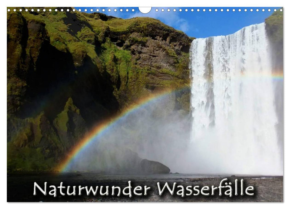 Naturwunder Wasserfälle (CALVENDO Wandkalender 2025)