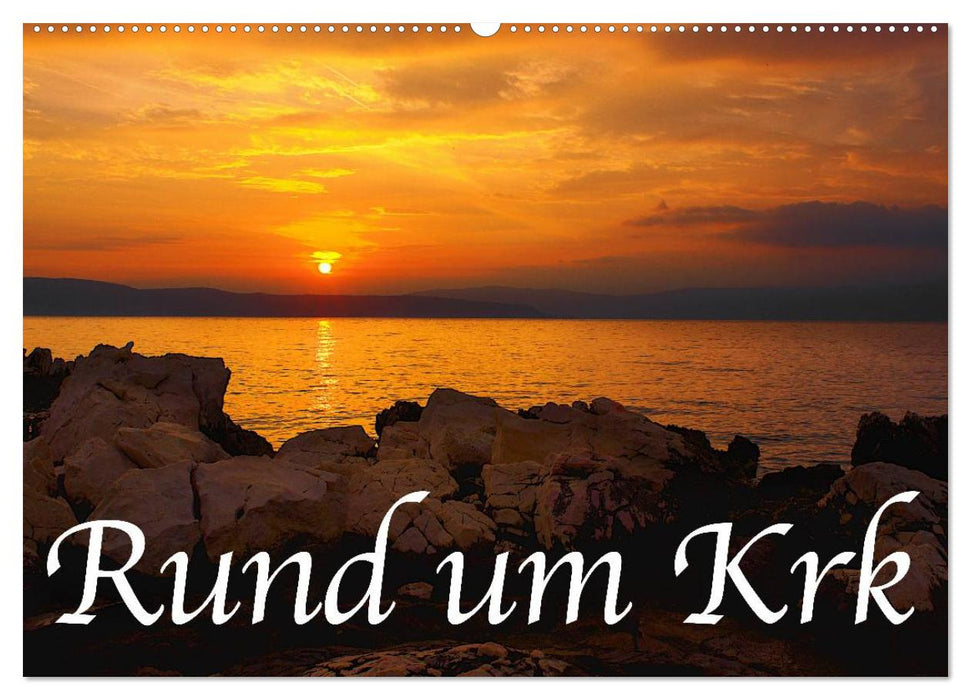 Rund um Krk (CALVENDO Wandkalender 2025)