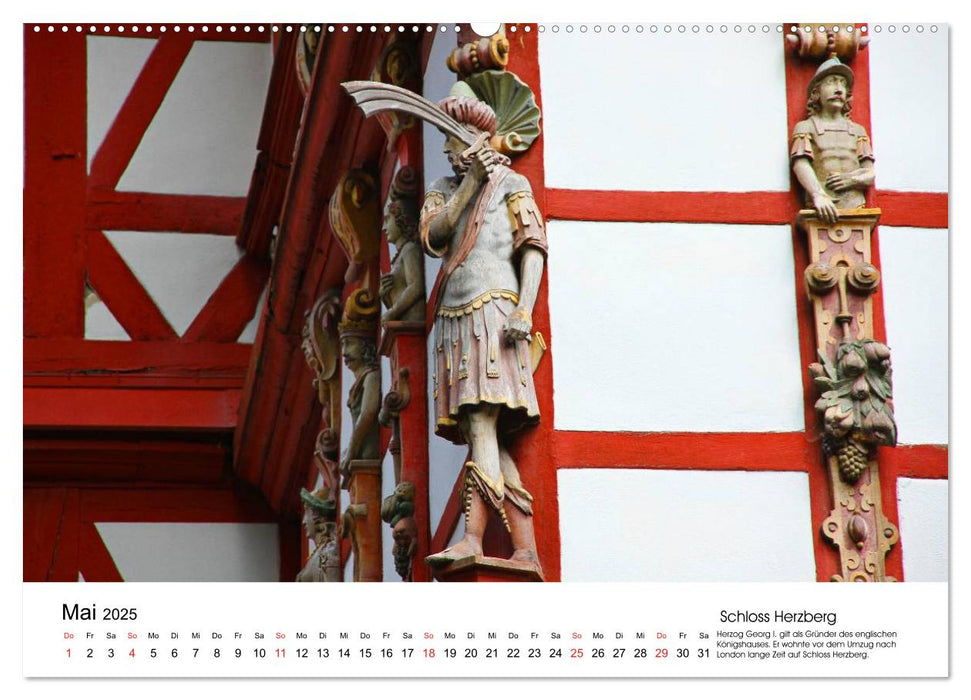 Deutschlands Burgen - besondere Burgen und schöne Schlösser (CALVENDO Premium Wandkalender 2025)