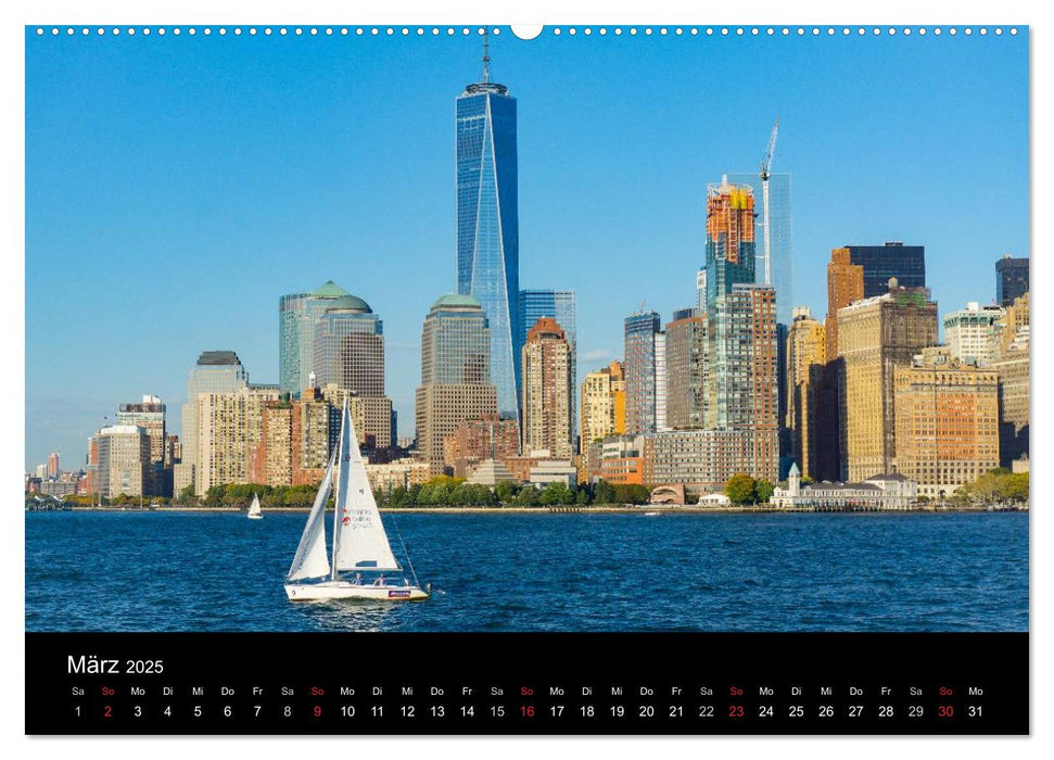 Herbst in New York (CALVENDO Premium Wandkalender 2025)