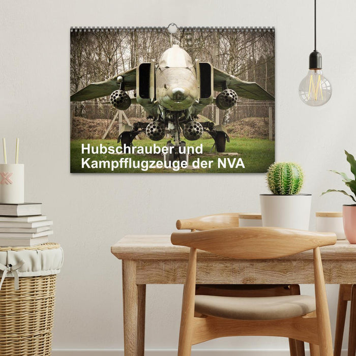 Hubschrauber und Kampfflugzeuge der NVA (CALVENDO Wandkalender 2025)