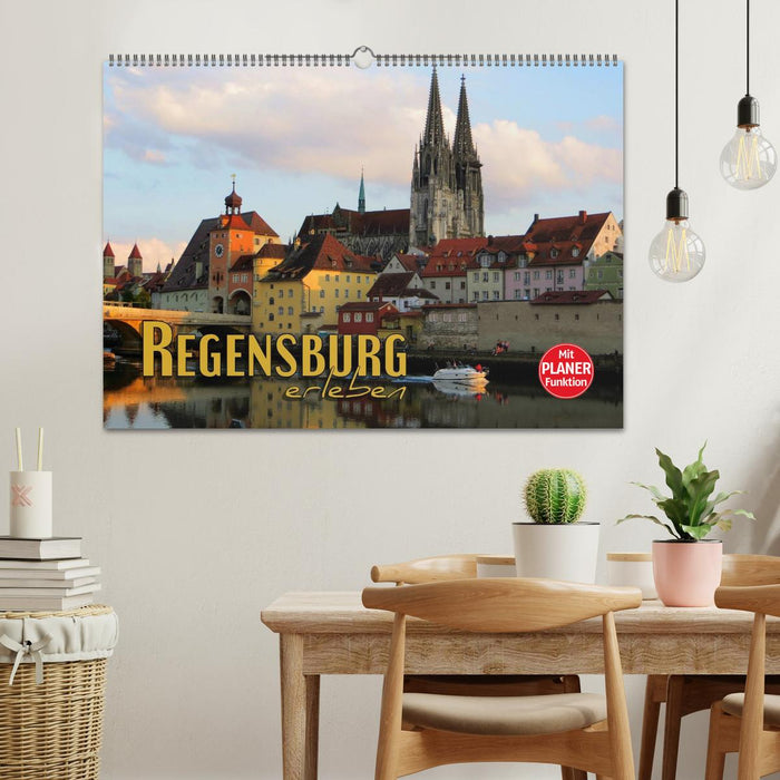 Regensburg erleben (CALVENDO Wandkalender 2025)