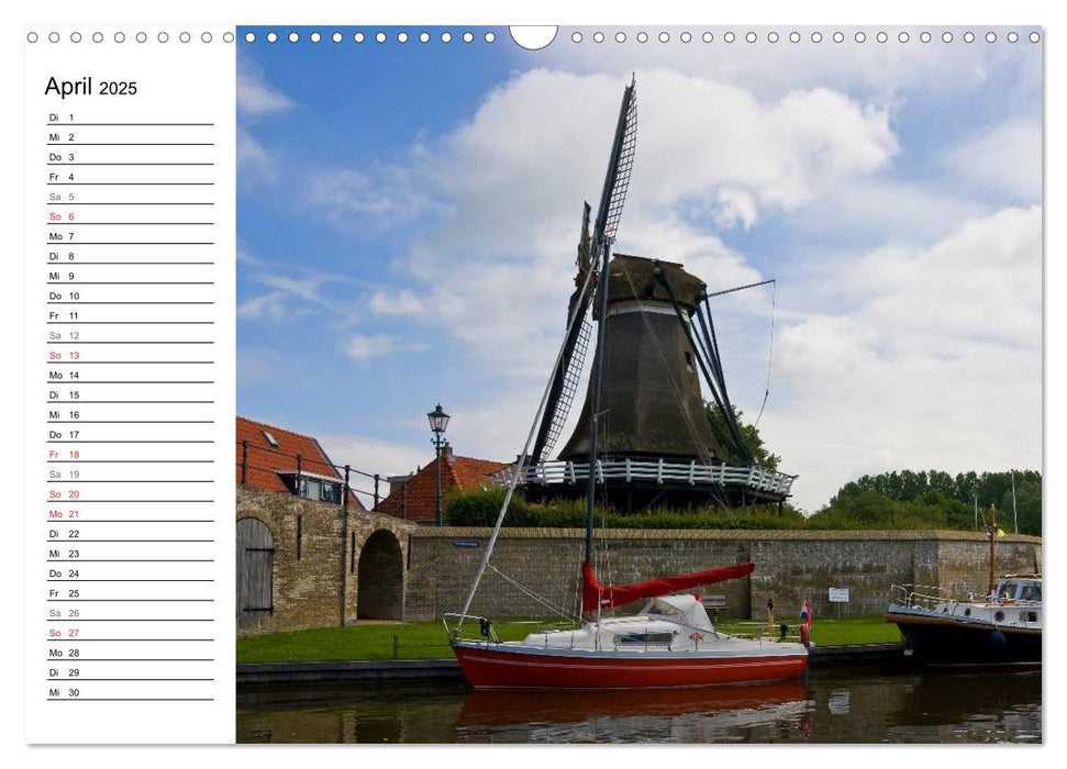 Friesland - Fryslan (CALVENDO Wandkalender 2025)