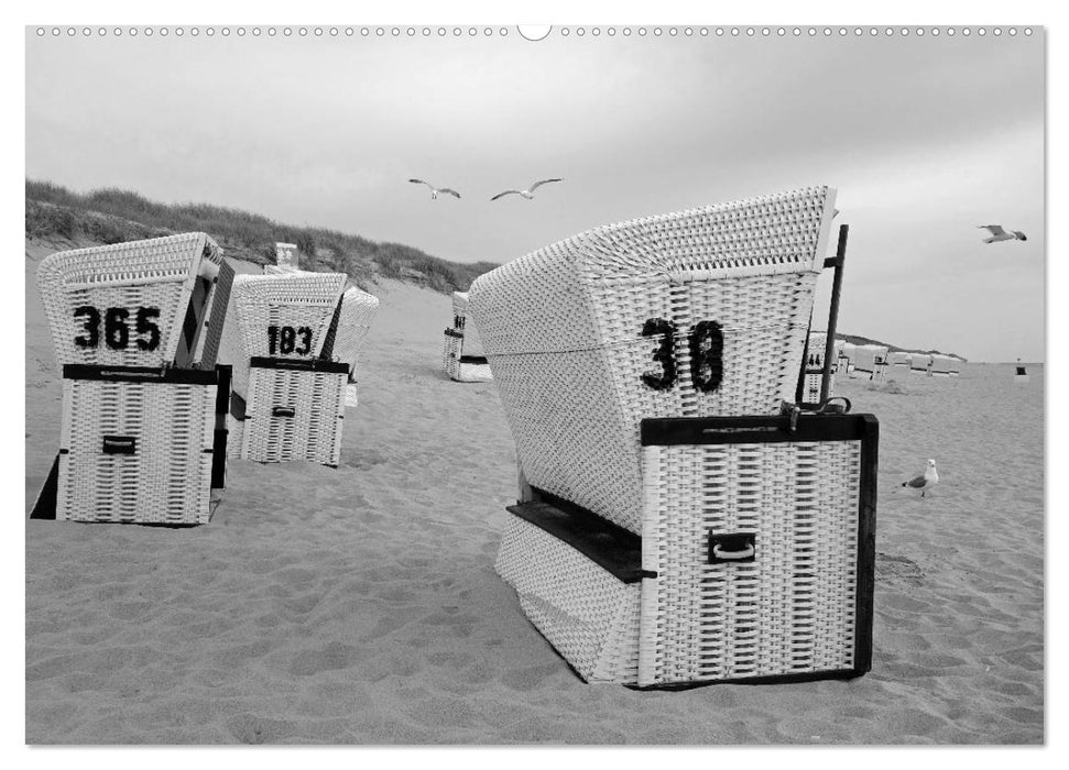 54°54'57"N 8°19'51"E SYLT (CALVENDO Premium Wandkalender 2025)