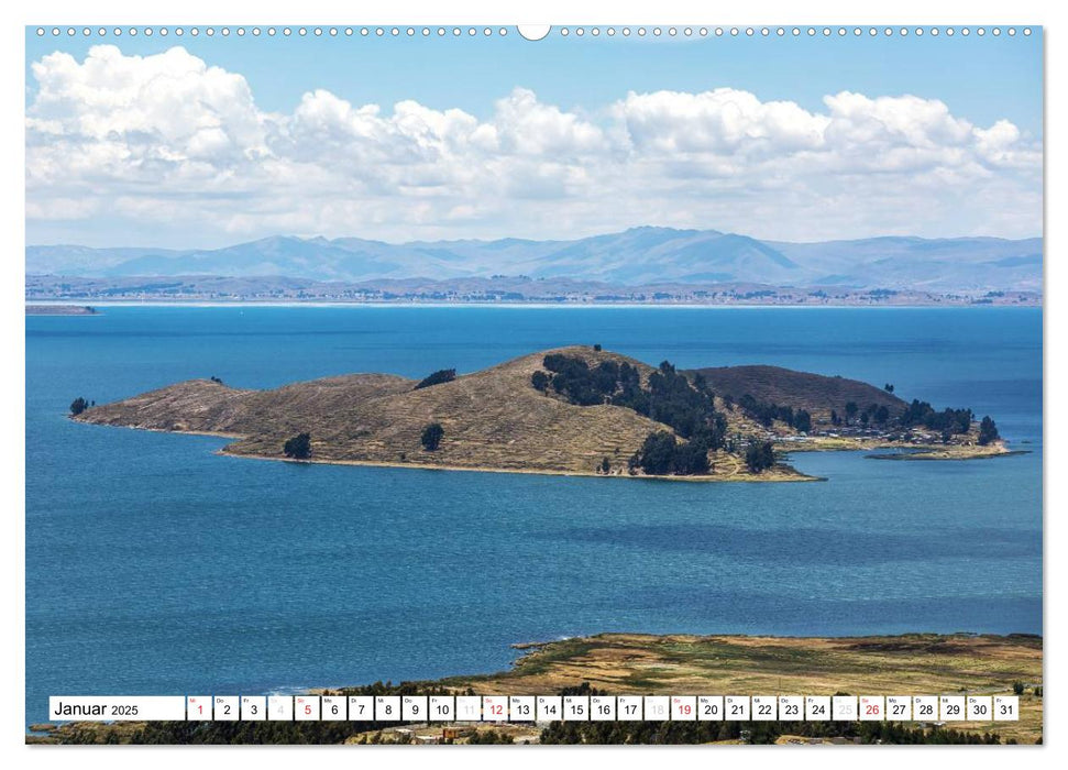 Bolivien - Titicacasee und Copacabana (CALVENDO Premium Wandkalender 2025)