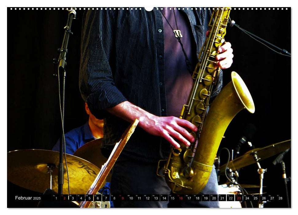 Klangbilder des Jazz (CALVENDO Wandkalender 2025)