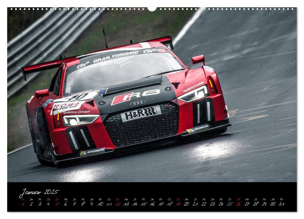 EMOTIONS ON THE GRID - VLN Langstreckenmeisterschaft Nürburgring (CALVENDO Premium Wandkalender 2025)