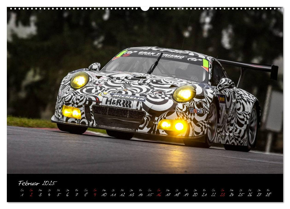 EMOTIONS ON THE GRID - VLN Langstreckenmeisterschaft Nürburgring (CALVENDO Premium Wandkalender 2025)