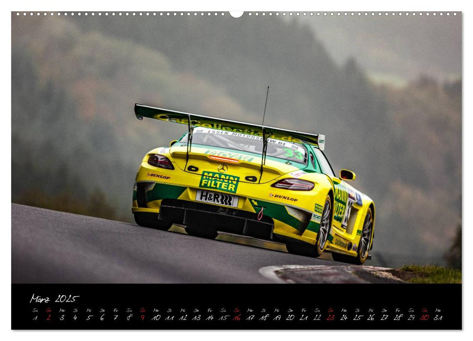 EMOTIONS ON THE GRID - VLN Langstreckenmeisterschaft Nürburgring (CALVENDO Premium Wandkalender 2025)