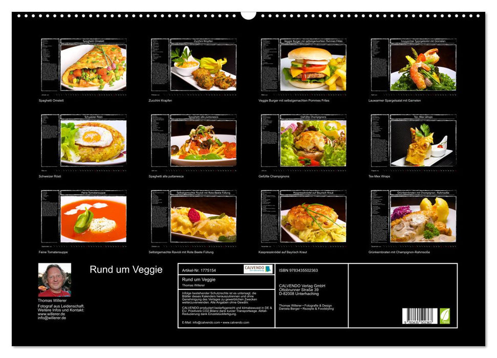 Rund um Veggie (CALVENDO Wandkalender 2025)