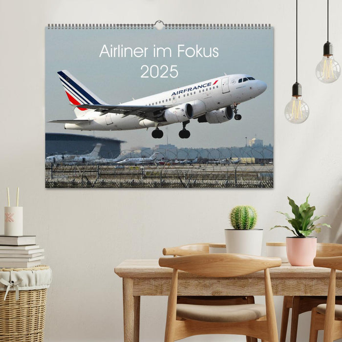 Airliner im Fokus 2025 (CALVENDO Wandkalender 2025)