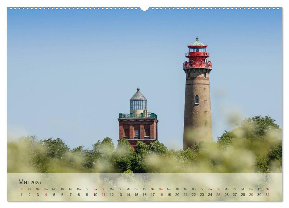 Insel Rügen und Hiddensee (CALVENDO Wandkalender 2025)