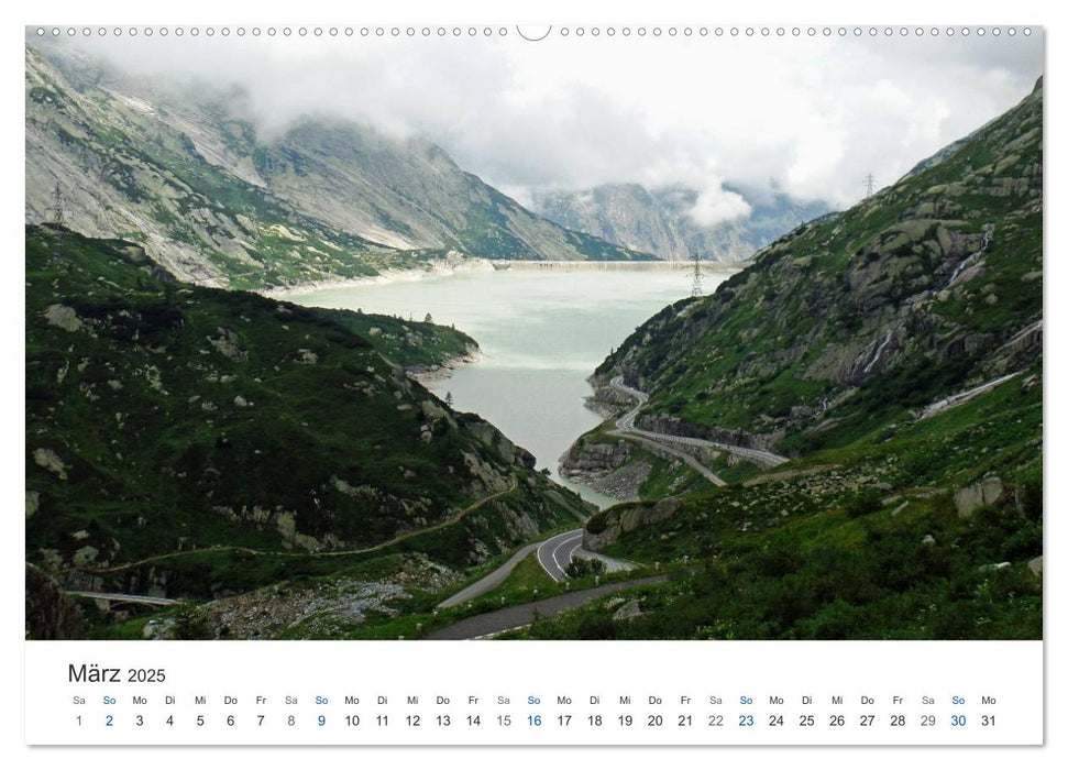 Schweizer Panoramen (CALVENDO Premium Wandkalender 2025)