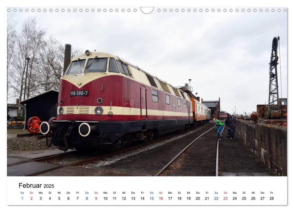 U-Boot trifft Babelsbergerin. Die Baureihen 118 und 119 der Deutschen Reichsbahn (CALVENDO Wandkalender 2025)